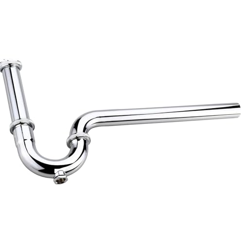 Image of NEW WARE Bottle Trap P Trap Type CP Chrome Plated for Bathroom and Kitchen Sink Drain