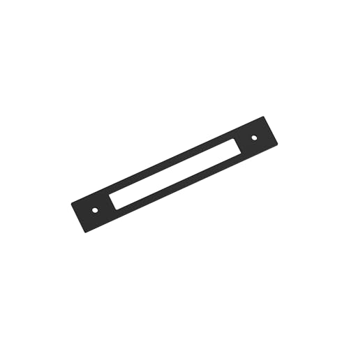 Image of Amerock Medora 6-5 /16 inch Matte Black Backplate