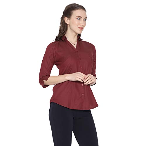 Image of Blue RoninWomen Stylish Western Official Formal Shirts for Women Regular fit Shirts for Women