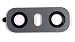 Bonafide Hardware - Replacement Part for Back rear camera glass lens fits all Models LG G6 (Silver)