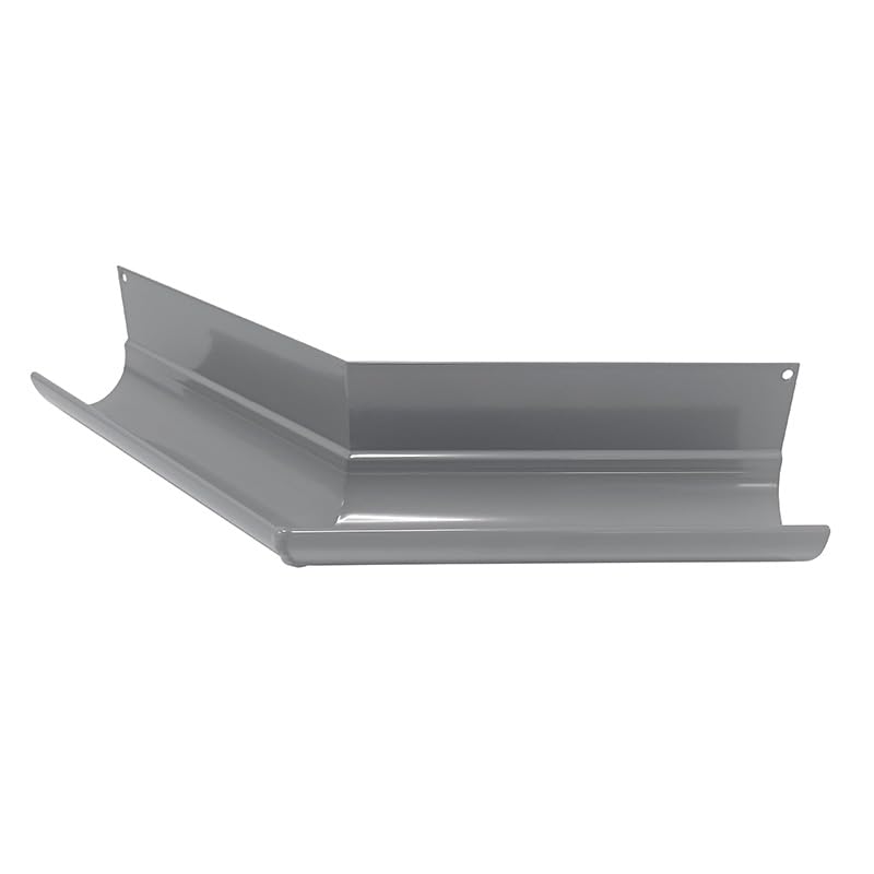 Tuyau De Descente Gouttière Aluminium RK65 - Longueur 200 Cm, Section 45x45 Mm, Couleur Gris - Pour évacuation Eaux Pluie