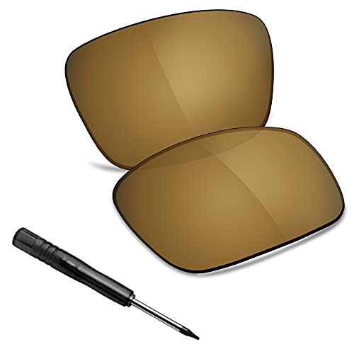 Image of Polarized Replacement Lenses for Oakley TwoFace OO9189 Sunglass - Bronze Gold