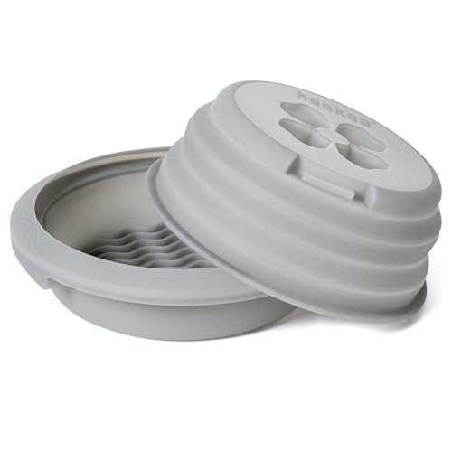 Haakaa Multipurpose Silicone Microwave Bottle Sterilizer & Steamer – Reusable Collapsible Silicone Microwave Sterilizer for Baby Bottles, Breast Pump Parts & Pacifiers and Accessories