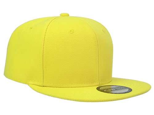 Image of Gelante Plain Blank Flat Brim Adjustable Snapback Baseball Caps Wholesale LOT 12 Pack