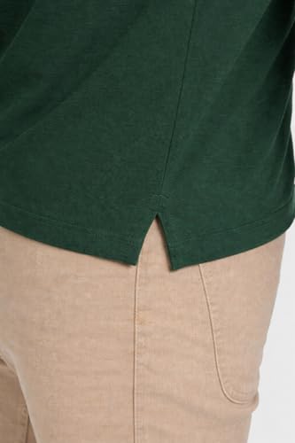 Image of Men's Solid Polo T-Shirt | Short Sleeve | Regular Fit | Soft Breathable Fabric | Casual & Smart Wear | Button Placket Collar Top |