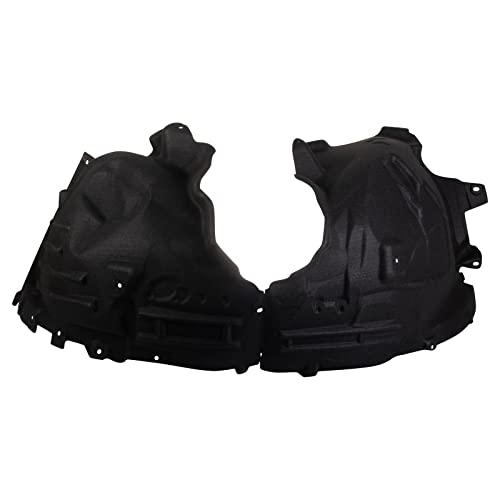 Image of TRQ Front Inner Fender Liner Set Compatible with 2020-2022 Ford Explorer Police Interceptor Utility FO1248204 FO1249204