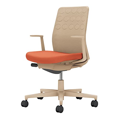 [メーカー配送・設置・組立]コクヨ オフィスチェア モネット Monet ロングライフ設計 インテリアフレンドリー 背クッションタイプ 脚・本体カラーソフトベージュ C03-Z210U-Z0T1KX1 [ラクラク納品]