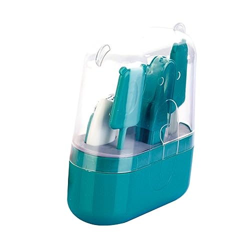 VICASKY Colocar juego de tijeras para uñas set cuidado bebe kit cuidado bebe tijeras para niños lima de uñas de bebé juegos de uñas kit de aseo para bebés kit de aseo de manicura para bebé