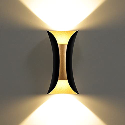 KAWELL 10W Creative Modern Wall Light LED Wall Wash Lights Waterproof IP65 Aluminum Wall Lamp LED Indoor Outdoor for Bedroom Living Room Bathroom Entrance Stairs Porch Corridor
