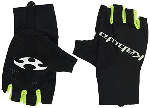 オージーケーカブト(OGK KABUTO) 自転車 サイクリンググローブ PRG-8 ブラックイエロー サイズ:S (手のひら周り185-195mm/手長170-180mm)