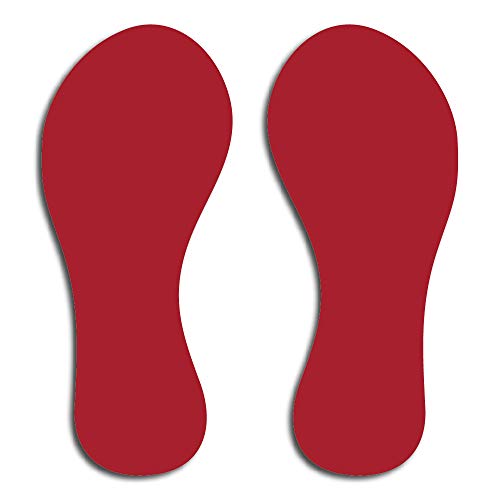 A Higher Class, Co 12 Pair Pack 7 Inch Footprints vinyl floor