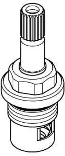 Upgrade Parts for grohe, 48243000, headpart 3/8", 90°, Ceramic Cartridge, Right
