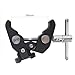 NICEYRIG Super Clamp Crab to Cold Shoe Mount, 1/4’’ Thread, Max. 50mm Jaw Grip Applicable for Power Bank Clamp, Tripod Mount Phone Holder, Vmount Battery Plate - 608