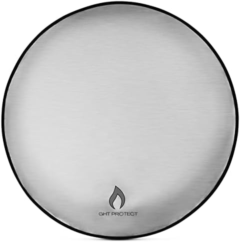 Fire Pit Mat For Decking | 91CM Triple Layer For Ultimate Protection | BBQ Heat Resistant Mat Easy To Carry & Wipe Clean | For Grass, Patios, Decking, Lawns, Astroturf and Camping | By GHT Protect
