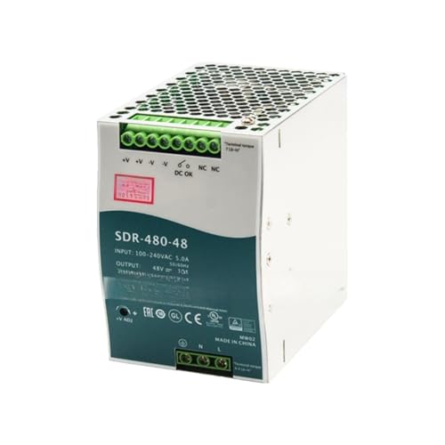 Alimentation à découpage sur Rail SDR 75W à 480W pour systèmes industriels durables