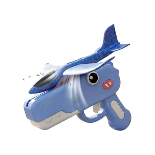 Tyinerc - Lanzador de aviones de juguete - Avión Lanzador Dinosaurio para la parte trasera del patio, Avión de espuma para lanzar | para vacaciones al aire libre, cumpleaños, jardín, fiesta de verano