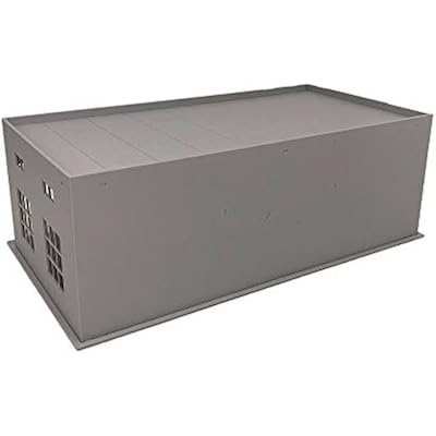 Outland Models Miniatures 3-Stall Large Garage for Trucks/Cars 1:64
