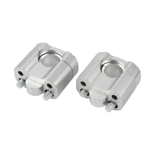 Pontet Réhausseur Guidon Universel 22-28mm pour Moto | Support Fixation Guidon Noir