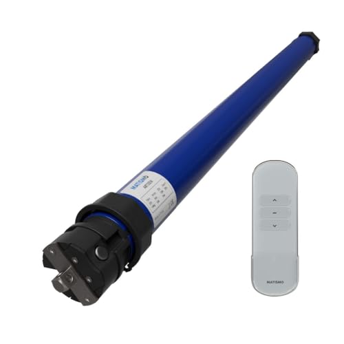 MATISMO Motor para persiana con mando y wifi integrado AMT45EW - Para eje de 60 mm - Smart Life o Tuya