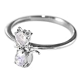 Diseño de personalidad elegante, apariencia hermosa, mano de obra exquisita, estilo novedoso, diseño íntimo, plata esterlina s925 / s990, amigable para pieles sensibles, más conveniente y cómodo de usar