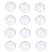 Yeelan Clear Plastic Acrylic Fillable Ball Ornament Set (80mm 12pcs)