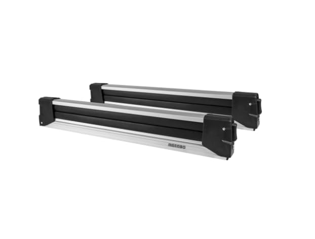 PORTASCI PORTA SCI SCII DA BARRE TETTO PORTA 6 PAIA SCI 4 SNOWBOARD YELO ALLUMINIO SERRATURA ANTIFURTO MENABO DOUBLE