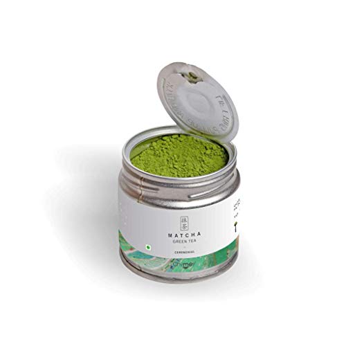 Chymey Japanese Matcha Green Tea Powder | 30gms | Ceremonial Grade | 100% Pure & Authentic