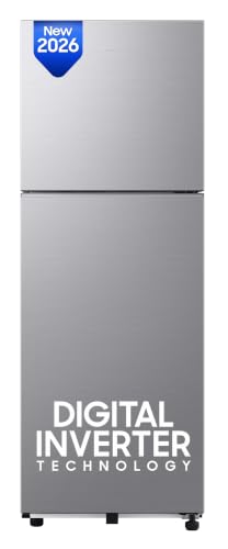 Samsung 236 L, 3 Star, Digital Inverter, Frost Free Double Door Refrigerator (RT40H28W3QHL, Gray Silver, 2026 Model)