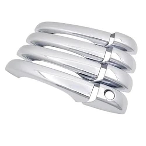 Poignée de porte coulissante finition chrome brillant avec couche de protection anti-rayures