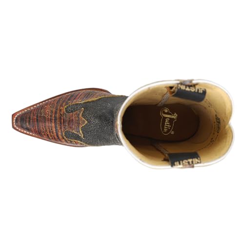 Justin Boots Womens Vera Black Snip Toe Pull On Casual Boots Mid-Calf Mid Heel 2-3" - Black - Size 5.5 B4