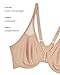 Wacoal womens Body By Wacoal Unlined Front Close Underwire Racerback Bra, Toast, 36D