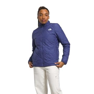 THE NORTH FACE Jaqueta feminina com isolamento Shady Glade, Azul (cavern)/pervinca empoeirada, P