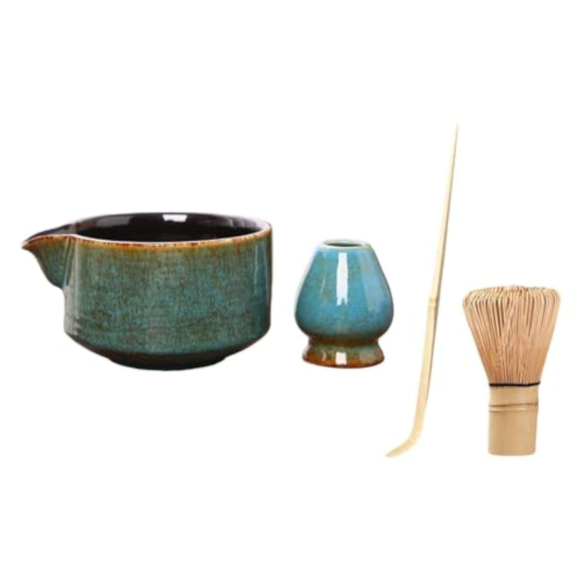 4Pcs Matcha Bowl Handmade, Traditional Gift for Tea Lovers