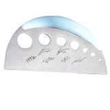 SHEEL HERBA In Acciaio Inossidabile - Dehojador E 9 Buche, Pelapatrice Per Verdure Da Cucina | Deplorer Versatile Per Riccio, Berretto, Berza, Timo, Basilico E Rosmarino. Accessori