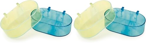 Arquivet Baignoire Moyenne à Suspendre Rigide - 11 x 7 x 3,5 cm - Baignoire pour Les canaris, Les...