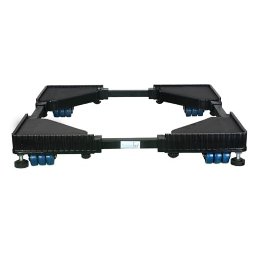ARROWKEY Premium Heavy Duty Adjustable 24 Wheel Stand/Trolley/Suitable for Front & Top Load Washing Machine/Refrigerator/Dishwasher/Capacity Upto 250 KG Washing Machine 7 kg