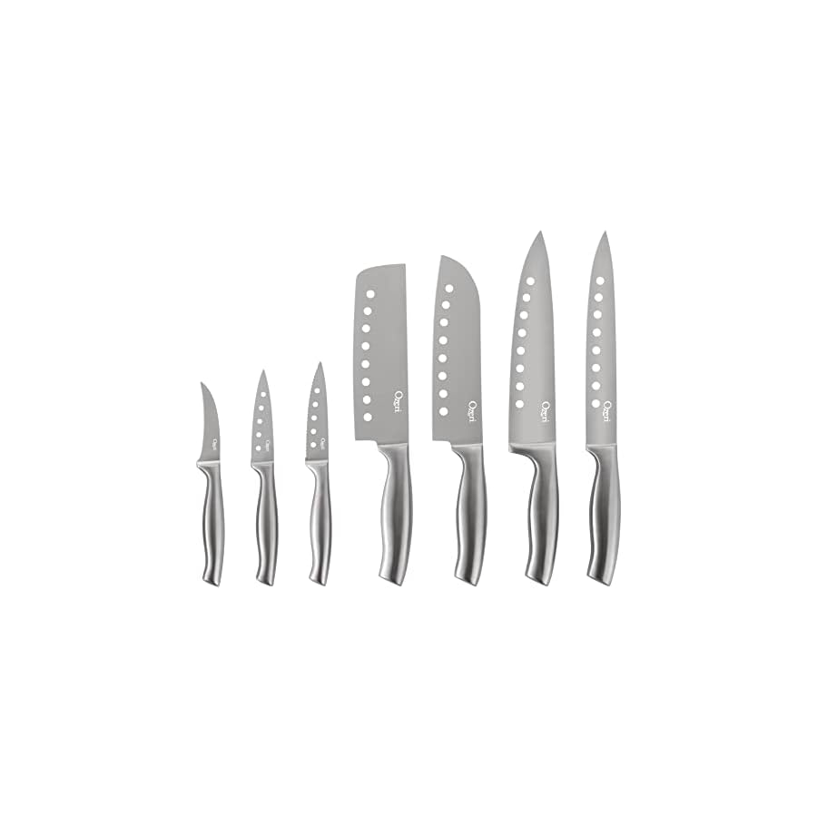 Ozeri-8-Piece-Stainless-Steel-Knife-Set-with-Japanese-Stainless-Steel-Slotted-Blades Ozeri 8-Piece Stainless Steel Knife Set, with Japanese Stainless Steel Slotted Blades,Silver