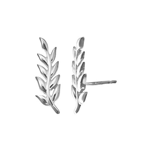 Boma Jewelry Sterling Silver Branch Ear Crawler Earrings2