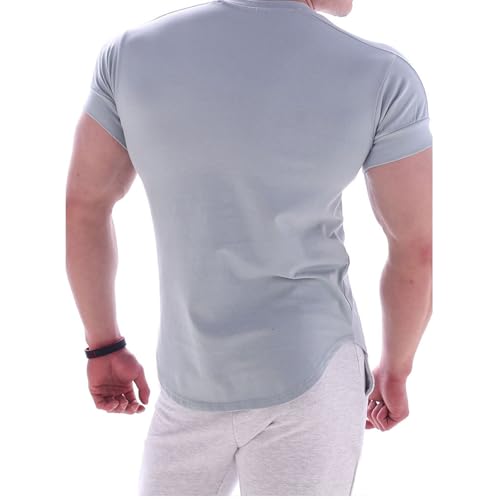 Workout Shirts for Men Short Sleeve Quick Dry Athletic Gym Active T Shirt Moisture Wicking3