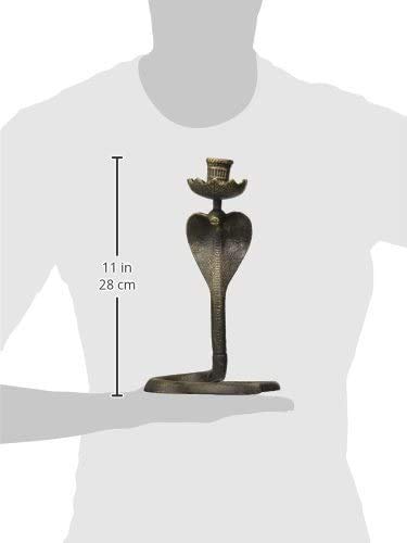 Design Toscano SP16729 Candeliere in Ferro Cobra