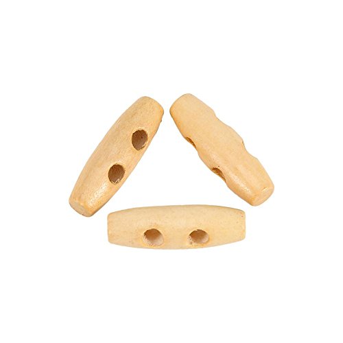 50 pz/lotto bottoni a levetta in legno di corno