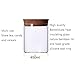 Newerlives Air Tight Storage Jar, Glass Storage Tank with a Natural Bamboo Lid, 450 ML, 650 ML, 950 ML (Cork, 450ML)