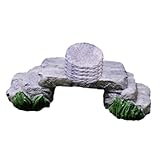 pont potomac Sa construction robuste assure sa longévité et sa résistance aux intempéries : fabriqué avec des matériaux durables, il est conçu pour résister aux intempéries. petit pont artisanal, pont décoratif pour aquarium