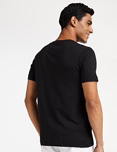 Image of Amazon Brand - Symbol Men's Solid Cotton T Shirt | Plain | V Neck | Half Sleeve-Regular Fit | Combo Pack of 3 (Available in Plus Sizes)