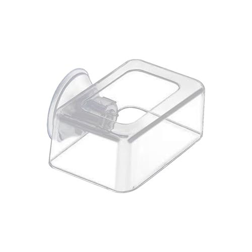 Distributeur de nourriture pour poissons avec ventouse – Distributeur automatique de nourriture pour aquarium | Outil de dosage polyvalent | Grand petit...