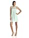 BCBGeneration Women's Babydoll Dress with Lace Trim Jadeite