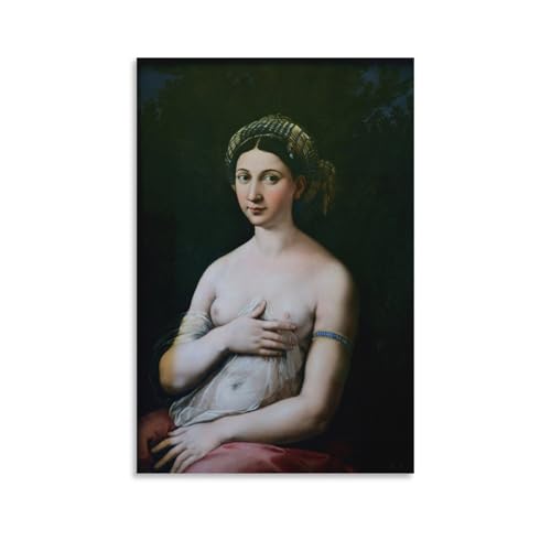 Impression toile Raphaël portrait jeune femme - Art classique pour chambre