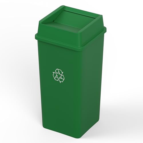 Regal Altair 50 Gallon Green Recycle Square Commercial Trash |