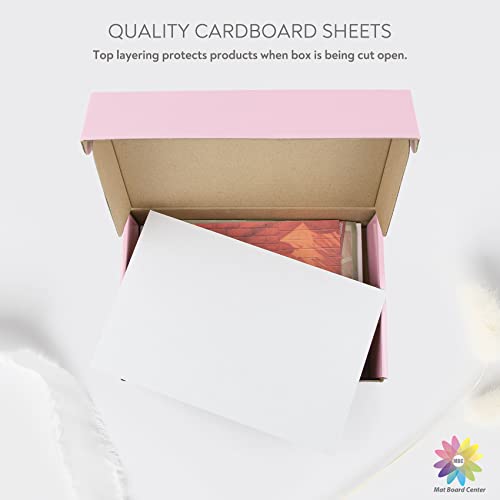 Mat Board Center, 25 pack 11x14 Corrugated Cardboard sheet, 1/8 inch thick, Flat Cardboard Inserts for Mailing, Packaging & Shipping, Cardboard Backing, Craft Card Board (White on one side) by MBC MAT BOARD CENTER - Image 5