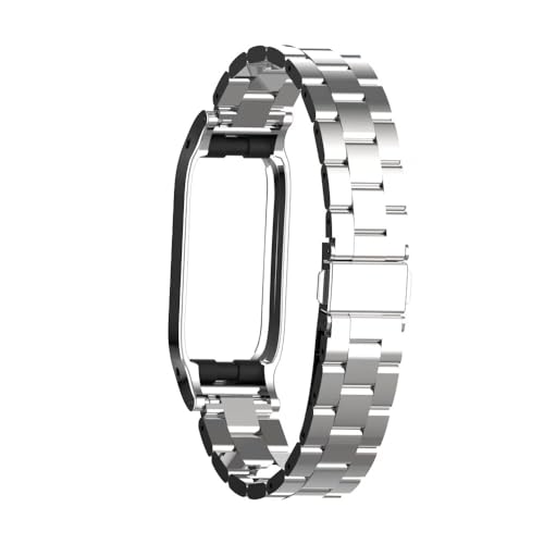 Image of Compatible with Fitbit Luxe Bands,Stainless Steel Metal Replacement Strap Wrist Band Compatible for Luxe Fitness Tracker